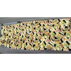 Avon Vinyl Tablecloth Cocktails Tiki Tropical 60 x 84 Umbrella Table